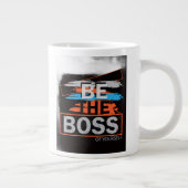 「ボスやる気を起こさせるのマグカップ – Inspiration ジャンボコーヒーマグカップ (右)
