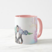 ボスやる気を起こさせるの女性、業績と成功 マグカップ (正面右)