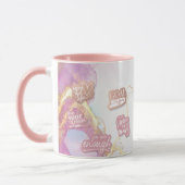 ボスやる気を起こさせるの女性、業績と成功 マグカップ (左)