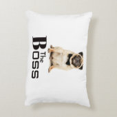 ボスアクセント枕とプルドッグデザイン アクセントクッション (裏面(縦))