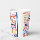 ボスアップ – 愛する自分自身紙カップ 紙コップ (右)