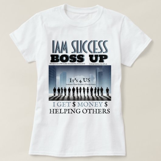 ボスアップTシャツ Tシャツ (デザイン正面)