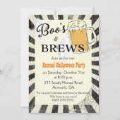 ボスアンドブリュースハローウィンパーティ招待状 招待状 (正面)