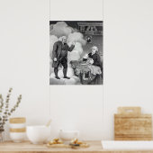 ボスウェルとサミュエル・ジョンソン幽霊 ポスター (キッチン)