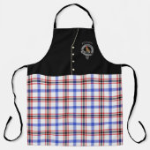 ボスウェルクランバッジ&タータンチェックキルト エプロン (正面)