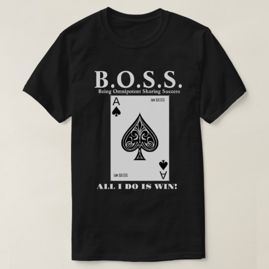 ボスオールオーバープリントTシャツ Tシャツ (デザイン正面)