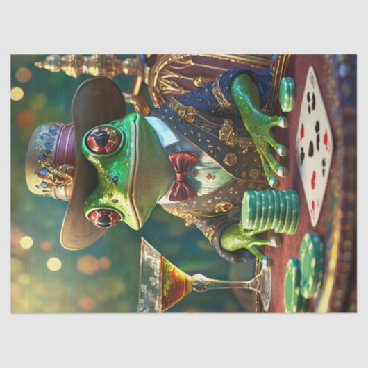 ボスカエル遊のカード 薄葉紙 (正面)