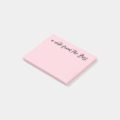 ボスカスタムな色の背景からのノート ポストイット (アングル)