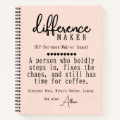 ボスカスタムギフト ノートブック (正面)