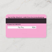 ボスカード 名刺 (裏面)