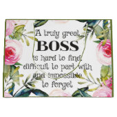 ボスクリスマス主チーム事務所の抱き枕 ラージペーパーバッグ (正面)