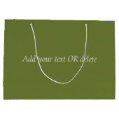 ボスクリスマス主チーム事務所の抱き枕 ラージペーパーバッグ (裏面)