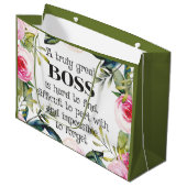 ボスクリスマス主チーム事務所の抱き枕 ラージペーパーバッグ (正面アングル)