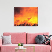 ボスク・デル・アパッチ国立野生生物保護区(NM) キャンバスプリント (インサイチュ (リビング))