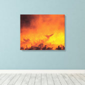 ボスク・デル・アパッチ国立野生生物保護区(NM) キャンバスプリント (インサイチュ (ウッドフロア))