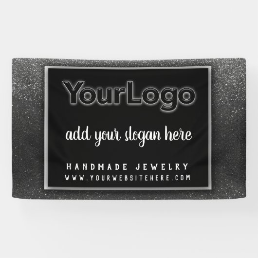 ボスグリッタープロフェッショナル企業のビジネスロゴ 横断幕 (横)