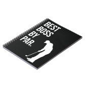 ボスゴルファーおもしろいの最高のボス別のゴルフギフト ノートブック (左側)