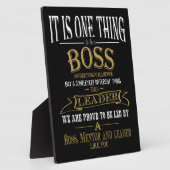 ボスサンキューユーボス「素晴らしボス フォトプラーク (側面)