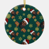 ボスサンタクロース セラミックオーナメント (正面)