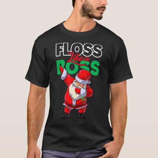 ボスサンタ・クラウスフロスクリスマスパージ Tシャツ (正面)