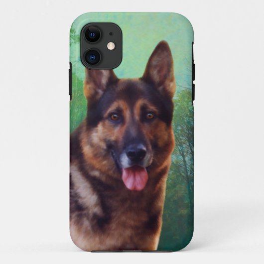 ボスザドイツ羊飼い Case-Mate iPhoneケース (裏面)