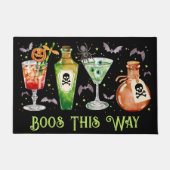 ボスザハローウィーンカクテルパーティー ドアマット (正面)