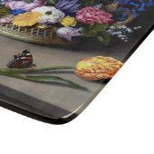 ボスシャエルトフラワースチルライフ虫オランダアートカット カッティングボード (角)