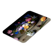 ボスシャエルトフラワースチルライフ虫オランダアート マグネット (左側)