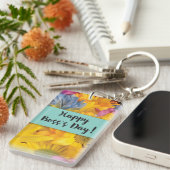 ボスズデイゲラ感謝していベラデイジー キーホルダー (正面右)