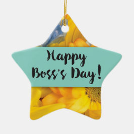 ボスズデイゲラ感謝していベラデイジー セラミックオーナメント