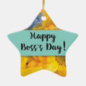 ボスズデイゲラ感謝していベラデイジー セラミックオーナメント (裏面)