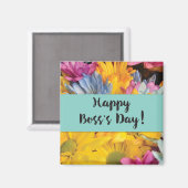 ボスズデイゲラ感謝していベラデイジー マグネット (正面/裏面)