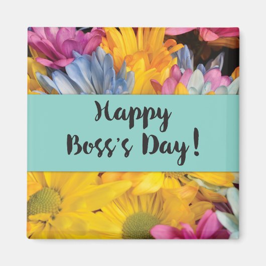 ボスズデイゲラ感謝していベラデイジー マグネット (正面)