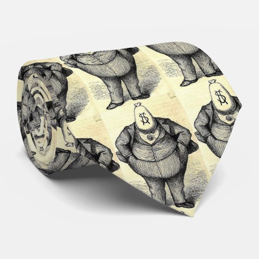 'ボスツイード'マネーバッグ政治腐敗ネクタイ ネクタイ (ロール)