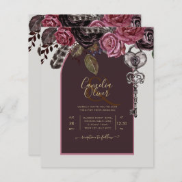 ボスティックバラブルゴーニュ秋の結婚式