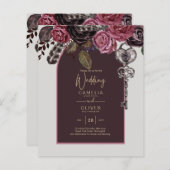 ボスティックバラブルゴーニュ秋の結婚式 (正面/裏面)