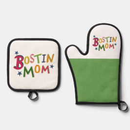 ボスティンパパブラックカントリー 鍋つかみ&鍋敷きセット