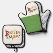 ボスティンパパブラックカントリー 鍋つかみ&鍋敷きセット (正面/裏面)