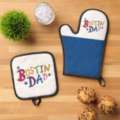 ボスティンパパブラックカントリー 鍋つかみ&鍋敷きセット (トップダウン)