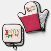 ボスティンパパブラックカントリー 鍋つかみ&鍋敷きセット (正面/裏面)