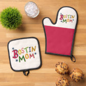 ボスティンパパブラックカントリー 鍋つかみ&鍋敷きセット (トップダウン)