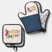 ボスティンパパブラックカントリー 鍋つかみ&鍋敷きセット (正面/裏面)