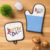 ボスティンパパブラックカントリー 鍋つかみ&鍋敷きセット (トップダウン)