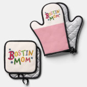 ボスティンパパブラックカントリー 鍋つかみ&鍋敷きセット (正面/裏面)