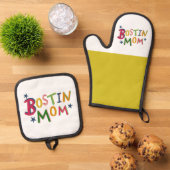 ボスティンパパブラックカントリー 鍋つかみ&鍋敷きセット (トップダウン)