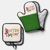 ボスティンパパブラックカントリー 鍋つかみ&鍋敷きセット (正面/裏面)