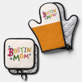 ボスティンパパブラックカントリー 鍋つかみ&鍋敷きセット (正面/裏面)