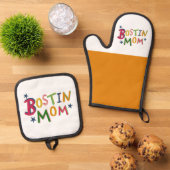 ボスティンパパブラックカントリー 鍋つかみ&鍋敷きセット (トップダウン)