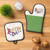 ボスティンパパブラックカントリー 鍋つかみ&鍋敷きセット (トップダウン)