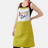 ボスティンパーソナライズされたパパブラックカントリーエプロン エプロン (インサイチュ)